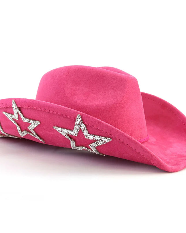 Suede Western Cowboy Hat Men and Women Retro Gentleman Cowboy Hat New Accessories Straw Hat Hombre Suede Big Brim Hat
