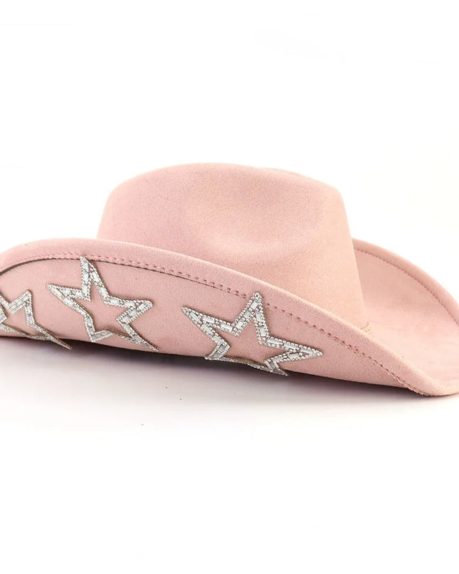 Suede Western Cowboy Hat Men and Women Retro Gentleman Cowboy Hat New Accessories Straw Hat Hombre Suede Big Brim Hat