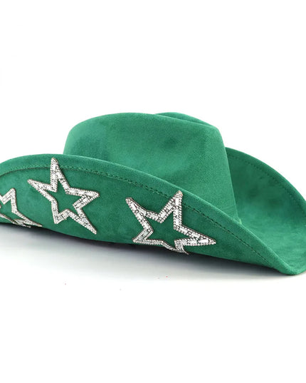 Suede Western Cowboy Hat Men and Women Retro Gentleman Cowboy Hat New Accessories Straw Hat Hombre Suede Big Brim Hat