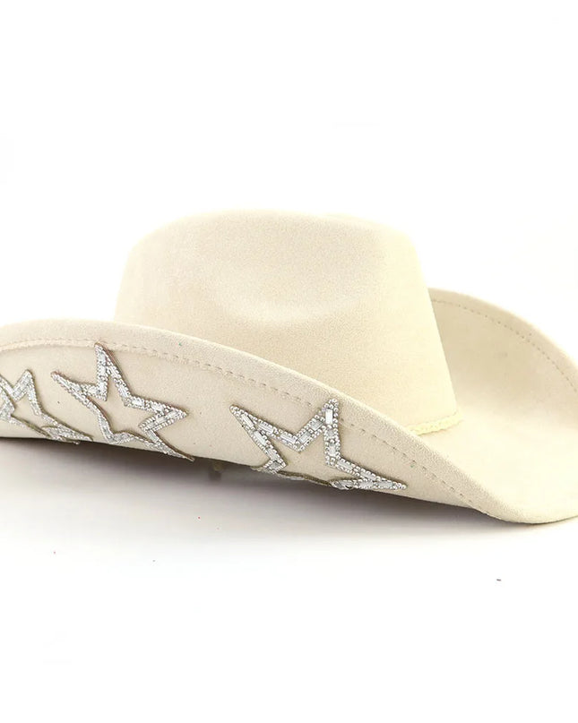 Suede Western Cowboy Hat Men and Women Retro Gentleman Cowboy Hat New Accessories Straw Hat Hombre Suede Big Brim Hat