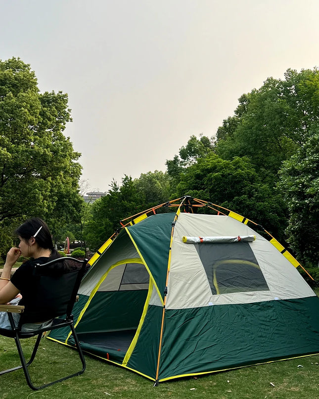 3-4 People Folding Tents, Automatically Opening Camping Tents, Portable Travel Tents, Suitable For Camping And Hiking