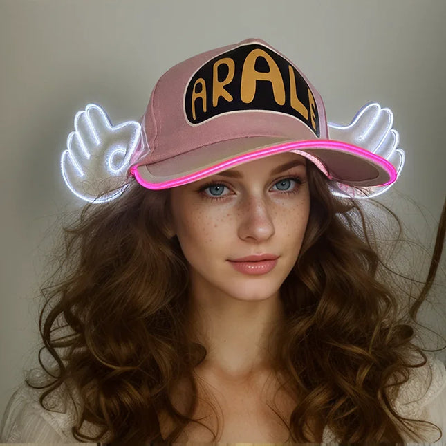 LED Western Cowboy Hat Cowgirl Hat Retro EL Wire Light Brim Jazz Top Hat Bride Cowboy Hat Cosplay Cowboy Costume For Women Men