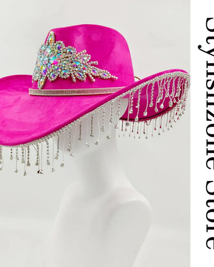 Suede Western Cowboy Hat Men and Women Retro Gentleman Cowboy Hat New Accessories Straw Hat Hombre Suede Big Brim Hat
