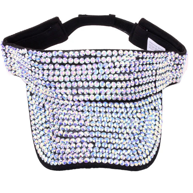 Women Rhinestone Hollow Top Hat Casual Sun Visor Summer Spring Fashion Versatile Diamond-embedded Personalized Baseball Cap