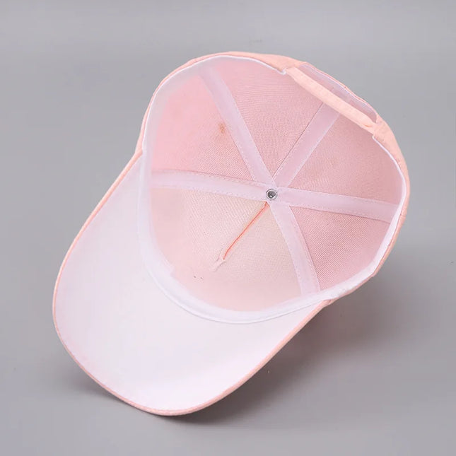 Colorful Rhinestone Butterfly Baseball Cap, Trendy Baseball Cap Sun Hats For Women