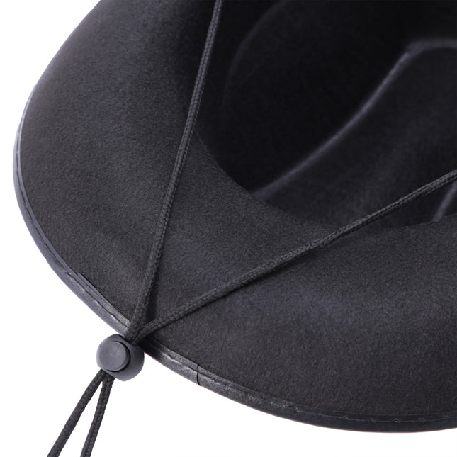 Latest Women's Black White Cowboy Hats Wide Brim Rhinestone Cowgirl Hats Women's Girls Cowboy Hats Theme Party