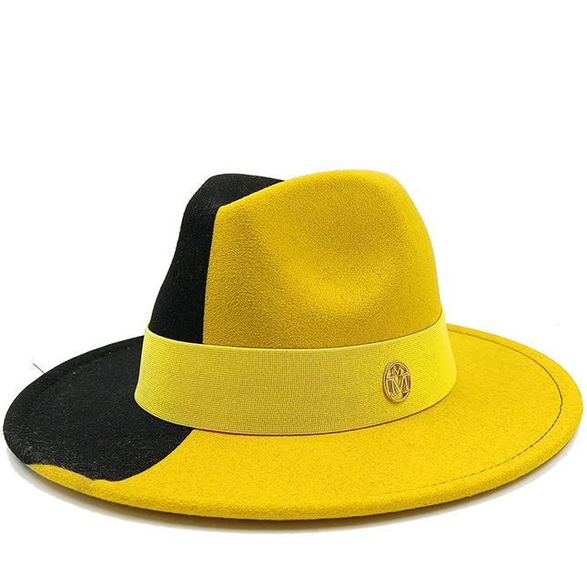 bulk price fedora hat for women Tie dyed hat   3d painted felt hat party hat model photo wide brim panama cap unisex cap