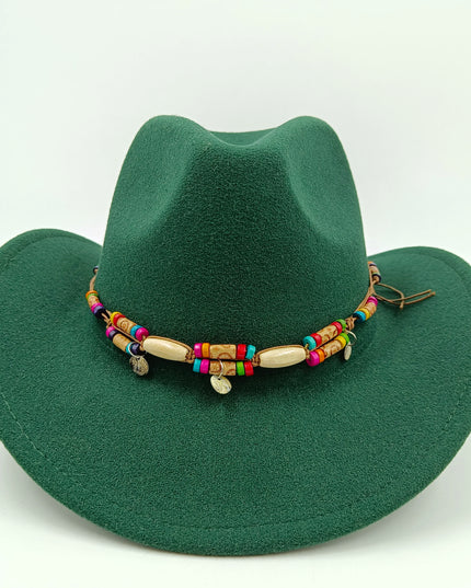 2021 cowboy hat jazz cow pattern curved edge monochrome knight felt hat for men and women with big eaves шапка мужская