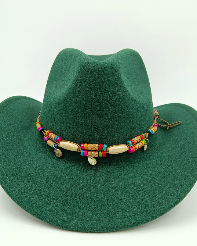 2021 cowboy hat jazz cow pattern curved edge monochrome knight felt hat for men and women with big eaves шапка мужская