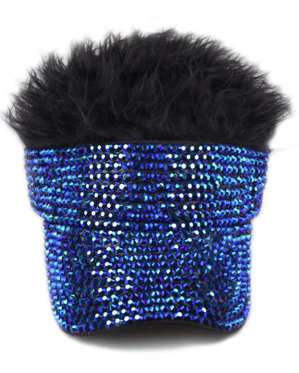 [YARBUU] New Fashion Four Seasons Baseball Cap For Men Wig Hat Rhinestone Gorras Hombre Sun Protection Casquette Hats Adjustable