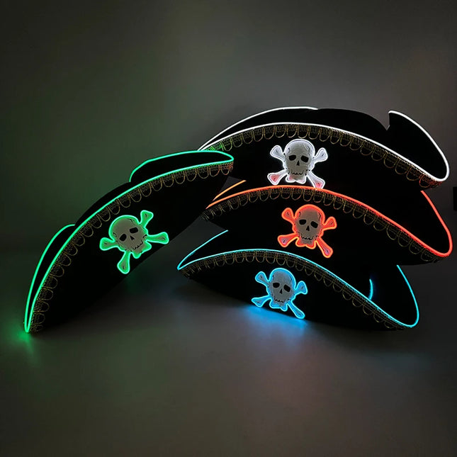 LED Western Cowboy Hat Cowgirl Hat Retro EL Wire Light Brim Jazz Top Hat Bride Cowboy Hat Cosplay Cowboy Costume For Women Men