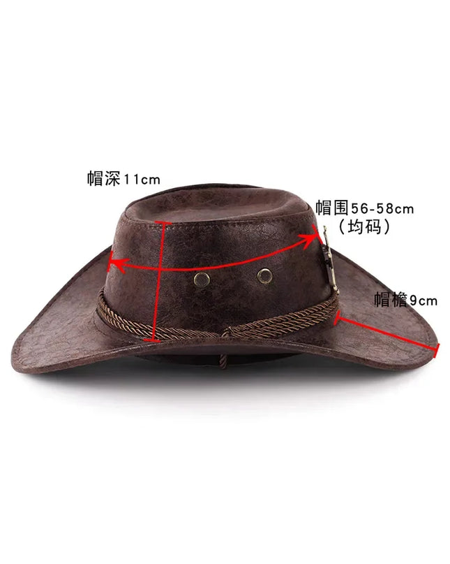 Cowboy for Women and Men Western Suede Hat Panama Cowboy & CowgirlFelt Wide Brim Women Men Fedora