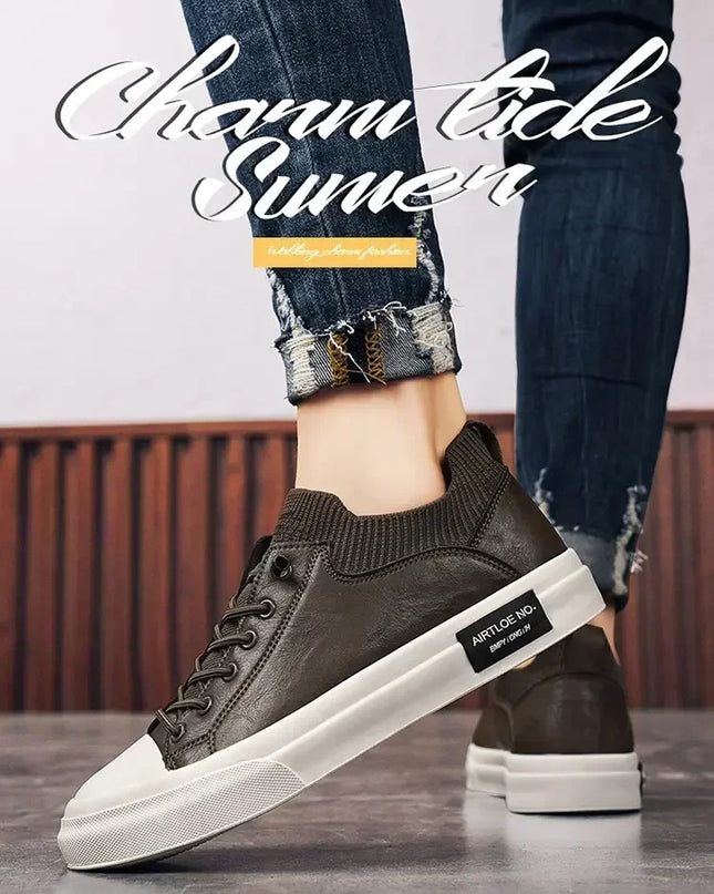 2024 New Sports Shoes Men's Designer Original Casual Platform Vulcanized Shoes Comfortable Men's Soft Soled Shoes