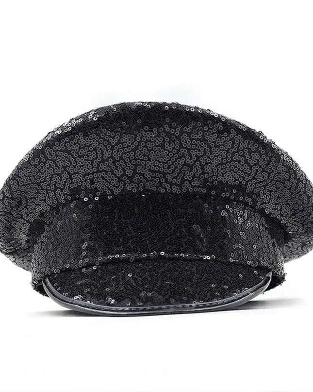 Performance Sequin Hat Unisex Party Cosplay Sergeant Cap Festival Photo Prop Women Men Captain Birthday Sailor Hat