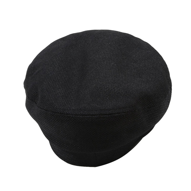 Fashion Women Men Military Hat Spring Autumn Sailor Hats Black Ladies Beret Caps Flat Top Captain Cap Travel Cadet Octagonal Hat