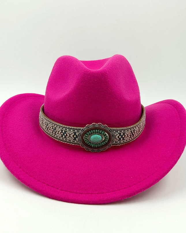 2021 cowboy hat jazz cow pattern curved edge monochrome knight felt hat for men and women with big eaves шапка мужская