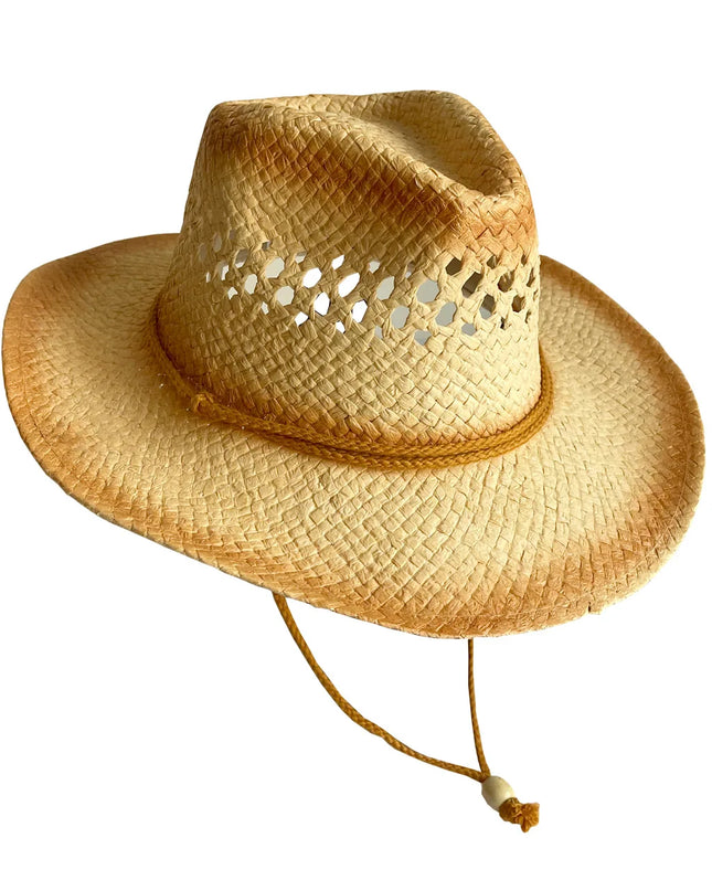 Army Green Camo Cowboy Hat Straw Hat Star Jazz Straw Hat Panama Paper Grass Western United States Cowboy Hat Fashion Travel