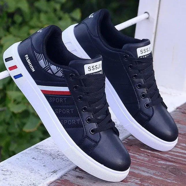 2025 Shoes for men Korean style trendy men's shoes white versatile sports men's casual trendy shoes, flat bottomed board shoes