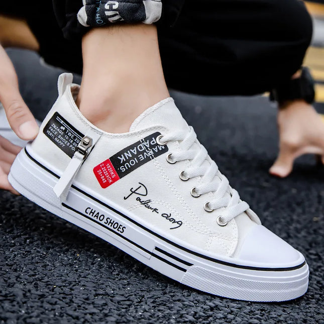2025 Spring Canvas Shoes for Men shoe Fashion Platform Sneakers Summer Male Casual Vulcanized shoes man Student Tenis Masculino