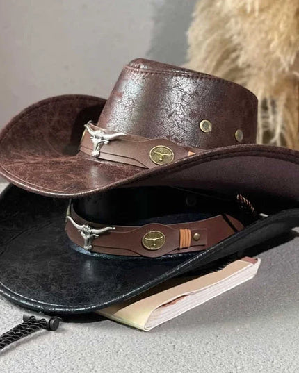 Cowboy for Women and Men Western Suede Hat Panama Cowboy & CowgirlFelt Wide Brim Women Men Fedora