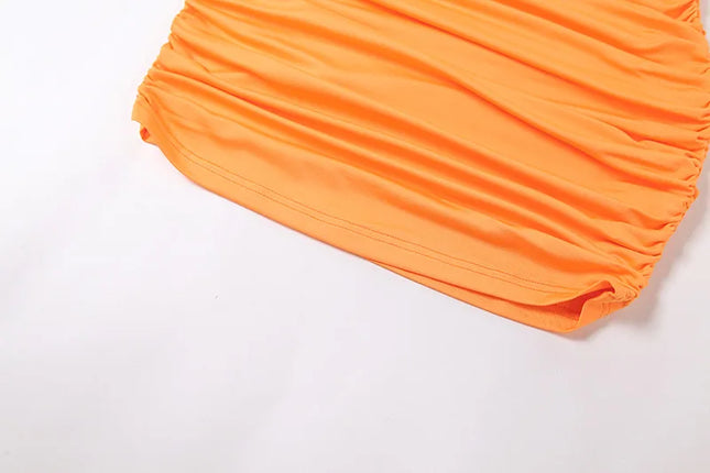2023 Summer Party Dresses Sexy Elegant Dresses For Women Solid Casual Dress Women Pencil Mini Halter Sleeveless Hollow Dress