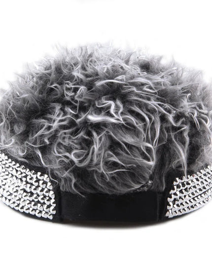 [YARBUU] New Fashion Four Seasons Baseball Cap For Men Wig Hat Rhinestone Gorras Hombre Sun Protection Casquette Hats Adjustable