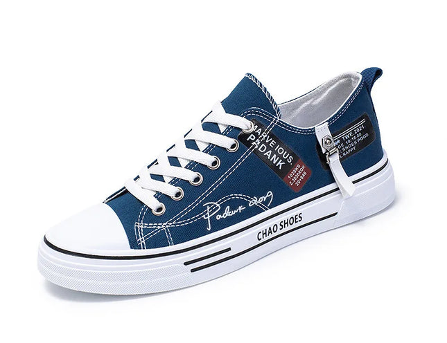 2025 Spring Canvas Shoes for Men shoe Fashion Platform Sneakers Summer Male Casual Vulcanized shoes man Student Tenis Masculino