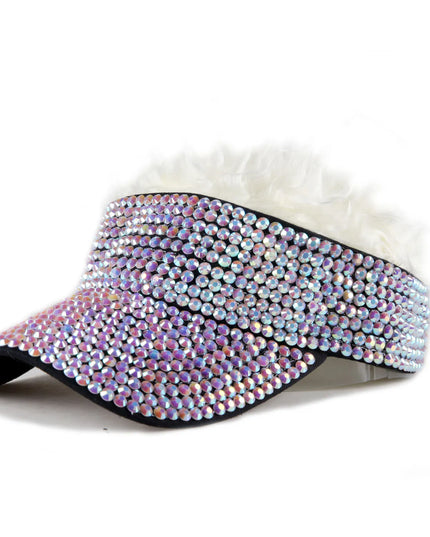 [YARBUU] New Fashion Four Seasons Baseball Cap For Men Wig Hat Rhinestone Gorras Hombre Sun Protection Casquette Hats Adjustable