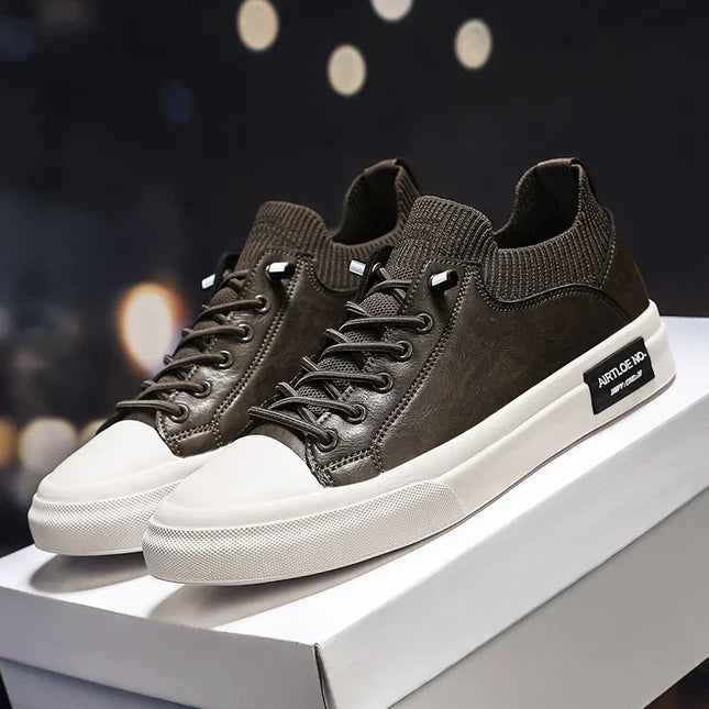 2024 New Sports Shoes Men's Designer Original Casual Platform Vulcanized Shoes Comfortable Men's Soft Soled Shoes