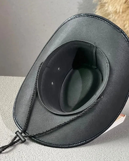 Cowboy for Women and Men Western Suede Hat Panama Cowboy & CowgirlFelt Wide Brim Women Men Fedora