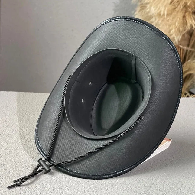 Cowboy for Women and Men Western Suede Hat Panama Cowboy & CowgirlFelt Wide Brim Women Men Fedora