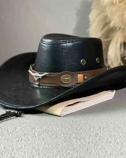 Cowboy for Women and Men Western Suede Hat Panama Cowboy & CowgirlFelt Wide Brim Women Men Fedora