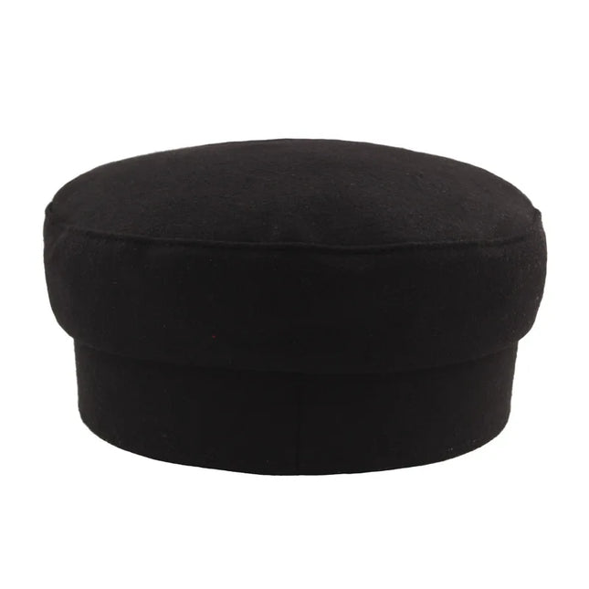 INS Navy Sailor Cap Military Army Caps Lettering Embroidery Punk PU Hat Cool Marine Hat Caps for Woman Lady Girls Sombreros