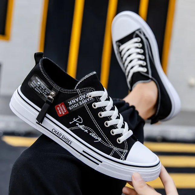 2025 Spring Canvas Shoes for Men shoe Fashion Platform Sneakers Summer Male Casual Vulcanized shoes man Student Tenis Masculino