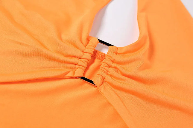 2023 Summer Party Dresses Sexy Elegant Dresses For Women Solid Casual Dress Women Pencil Mini Halter Sleeveless Hollow Dress
