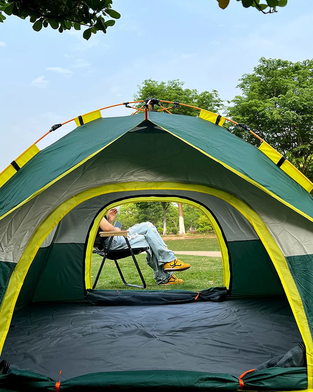 3-4 People Folding Tents, Automatically Opening Camping Tents, Portable Travel Tents, Suitable For Camping And Hiking