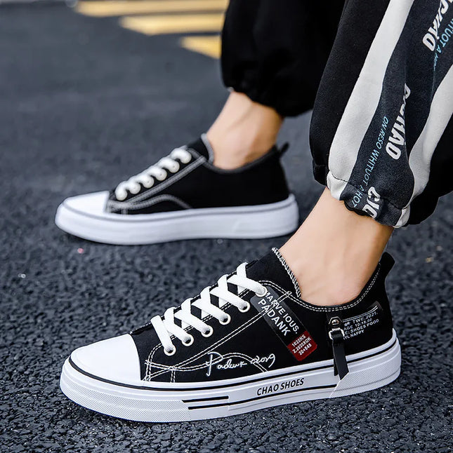 2025 Spring Canvas Shoes for Men shoe Fashion Platform Sneakers Summer Male Casual Vulcanized shoes man Student Tenis Masculino