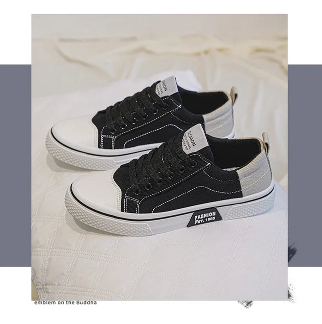2025 Men's Canvas Shoes Outdoor Fashion Skateboard Shoes for Men Comfor Non-Slip Casual Sneakers Breathable Men Walking Shoes