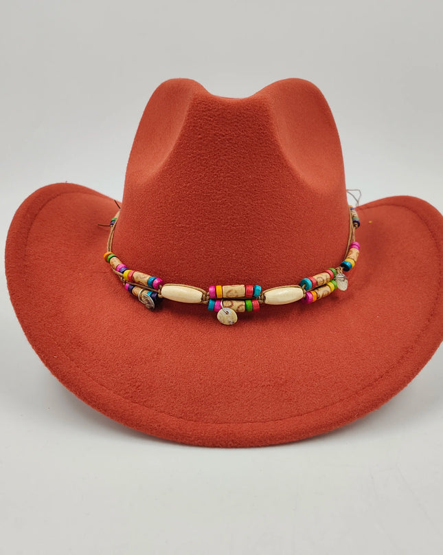 2021 cowboy hat jazz cow pattern curved edge monochrome knight felt hat for men and women with big eaves шапка мужская
