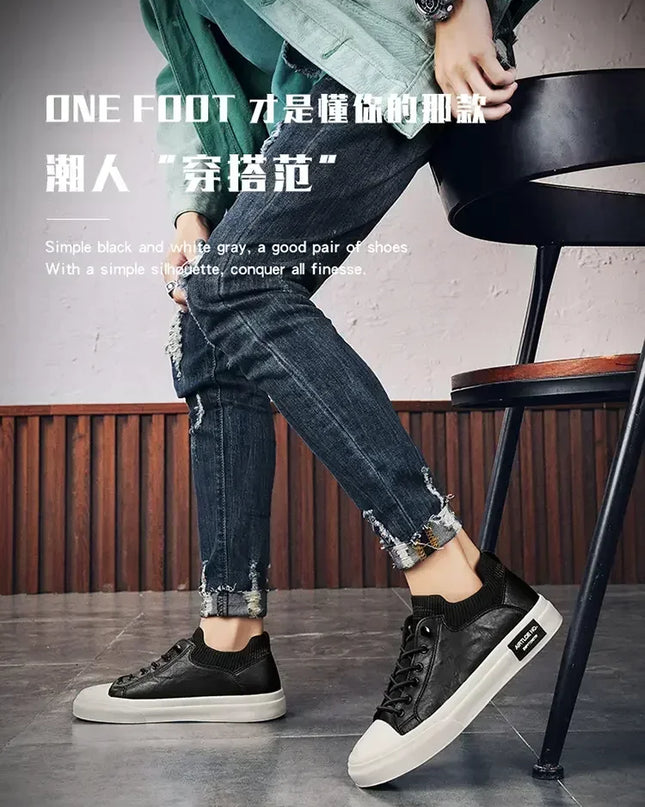 2024 New Sports Shoes Men's Designer Original Casual Platform Vulcanized Shoes Comfortable Men's Soft Soled Shoes
