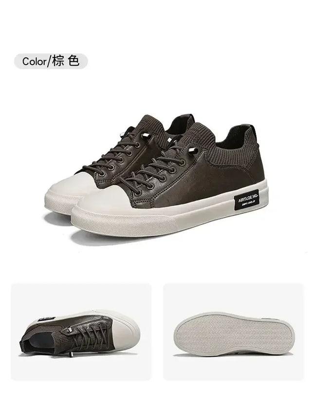 2024 New Sports Shoes Men's Designer Original Casual Platform Vulcanized Shoes Comfortable Men's Soft Soled Shoes