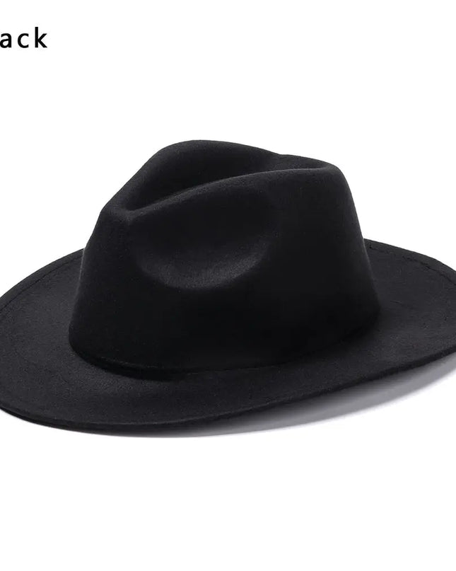 Western Cowboy Hat for Men Women Kids Fedora Outdoor Wide Brim Faux Leather Summer Wide Brim Beach Travel Cap Black White Pink