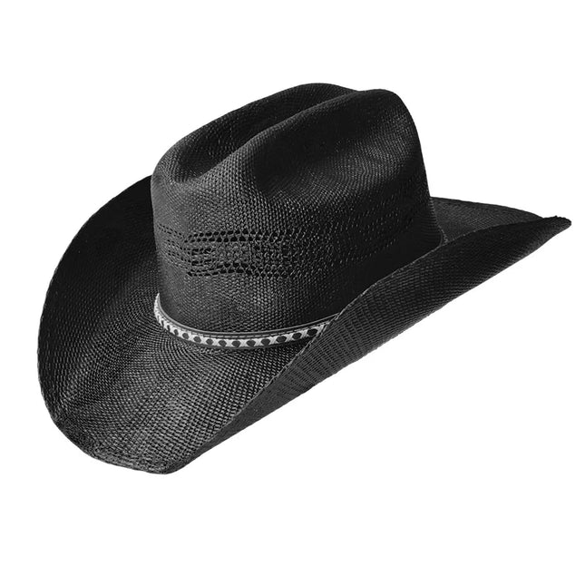 Hand-painted Western Cowboy hat Bronze green hat for men women Large Brim stiff straw hat summer sombrero vaquero hombreковбойс