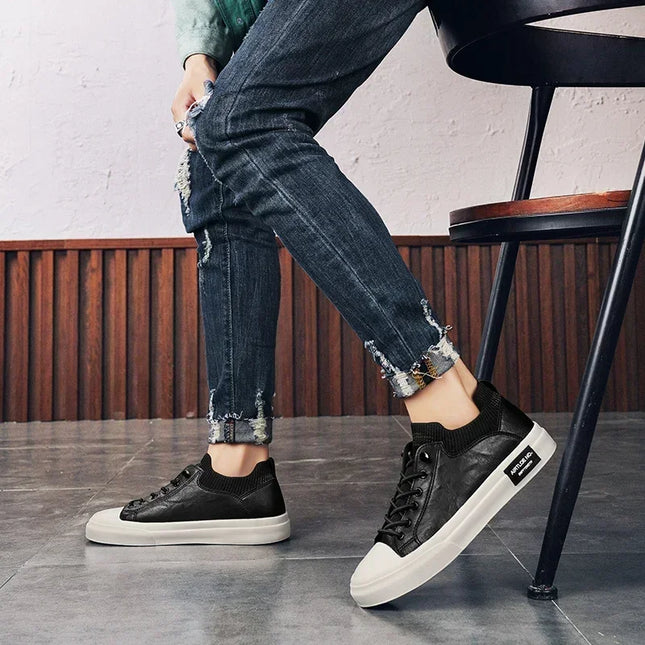 2024 New Sports Shoes Men's Designer Original Casual Platform Vulcanized Shoes Comfortable Men's Soft Soled Shoes