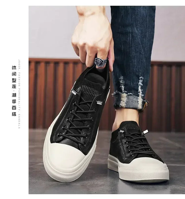 2024 New Sports Shoes Men's Designer Original Casual Platform Vulcanized Shoes Comfortable Men's Soft Soled Shoes